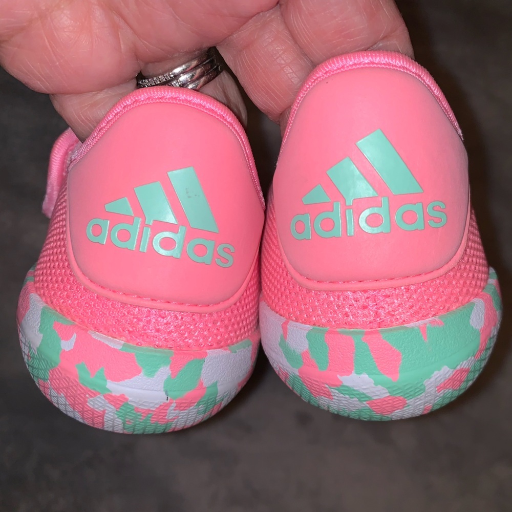 ADIDAS EASY-ON SWIM BEACH SANDALS EVA FOOTBED SIZE 1 STORE DISPLAY MODEL NEW - Picture 6 of 11